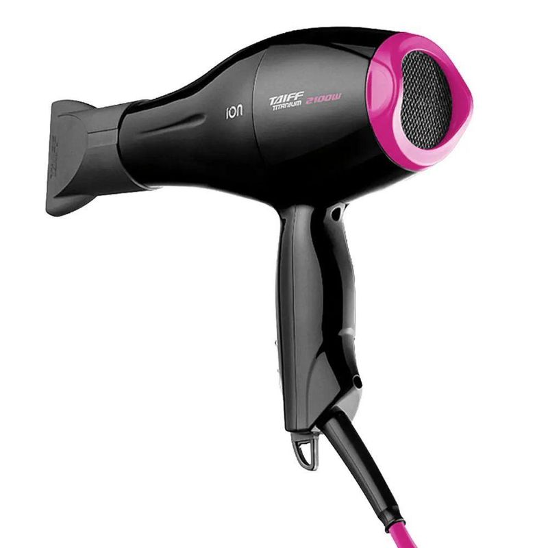 Secador De Cabelo Titanium 2100W Preto/pink 220V