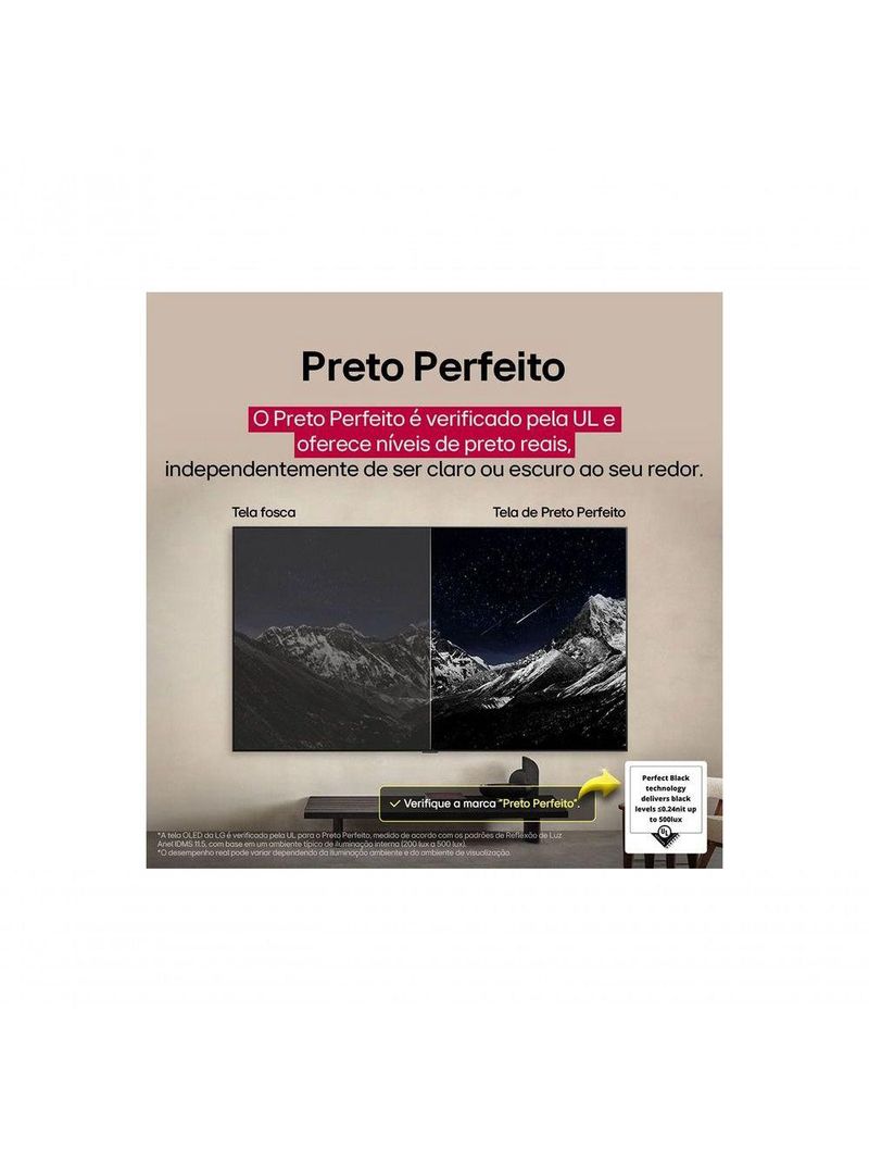 Smart TV LG OLED Evo AI C5 48 Polegadas OLED48C5PSA Bivolt