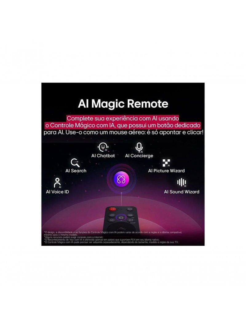 Smart TV LG OLED AI B5 4K de 77 Polegadas 2025