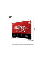 TV LG 4K UHD AI 65 UA75 2025 - a7  Pro e WebOS 25 Bivolt
