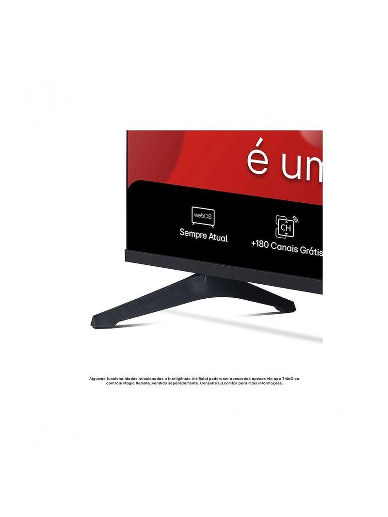 TV LG 4K UHD AI 65 UA75 2025 - a7  Pro e WebOS 25 Bivolt