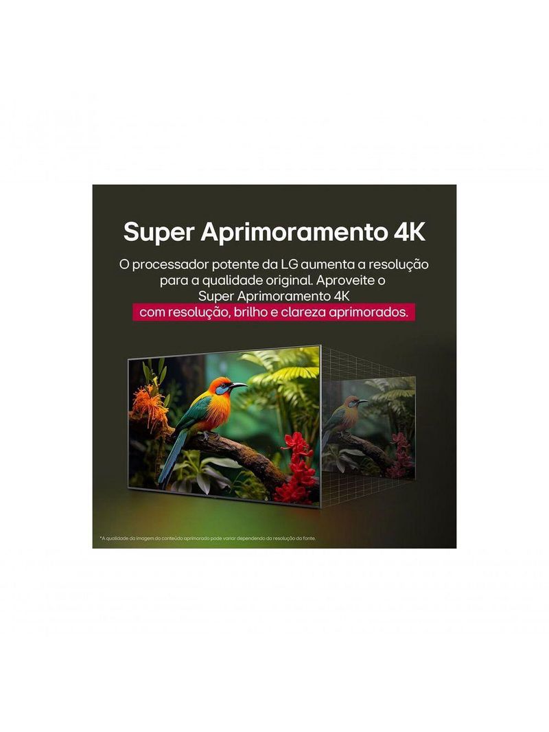 Smart TV LG NanoCell NANO80 86" 4K Pureza de Cores