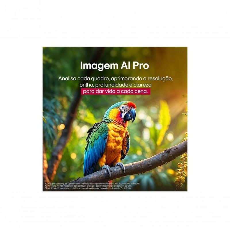 Smart TV LG QNED AI QNED80 65" Inteligência 4K Bivolt