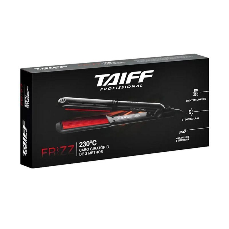 Chapa Frizz 150ºC - 230ºC Preto Bivolt