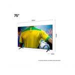 Smart TV 4K 75 LG QNED73 Portal de Games Processador AI &alpha;7 Ger8 4K Super Upscaling