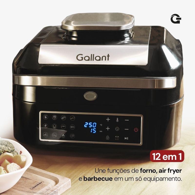 Air Fryer Barbecue Gallant 6,5L One-Touch GFE06 220V (GFE06BTA-PT220)