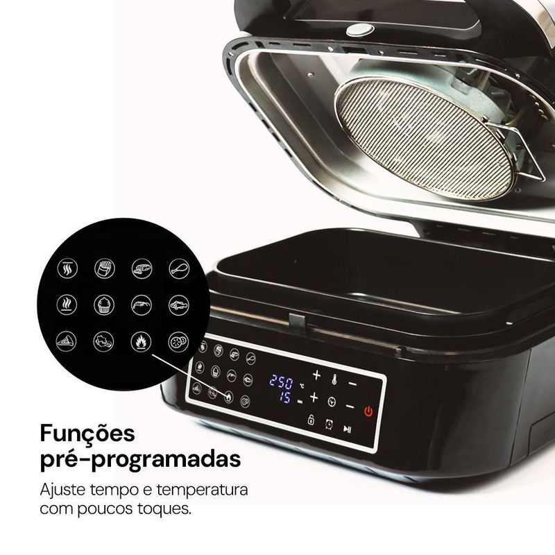 Air Fryer Barbecue Gallant 6,5L One-Touch GFE06 220V (GFE06BTA-PT220)