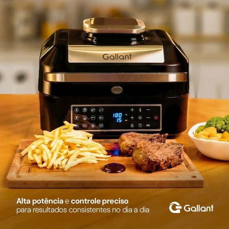 Air Fryer Barbecue Gallant 6,5L One-Touch GFE06 220V (GFE06BTA-PT220)