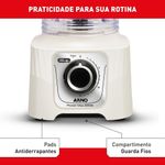Liquidificador Arno Power Max Marfim LN64 3,1L 2200W 127V
