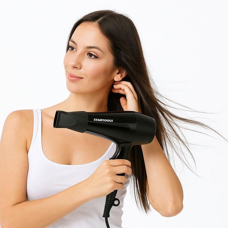 Secador De Cabelo Profissional 1800w 110V - Preta