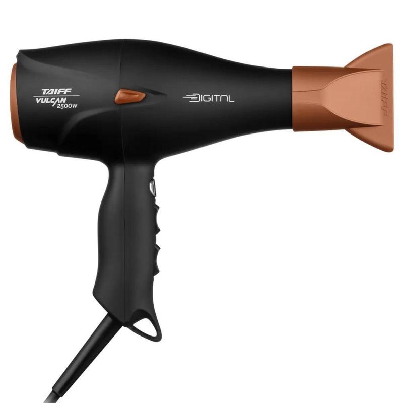 Secador De Cabelo Vulcan Digital 2500W Preto 220V