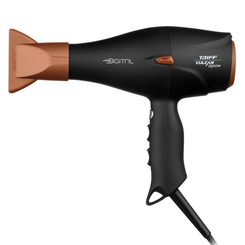 Secador De Cabelo Vulcan Digital 2500W Preto 220V
