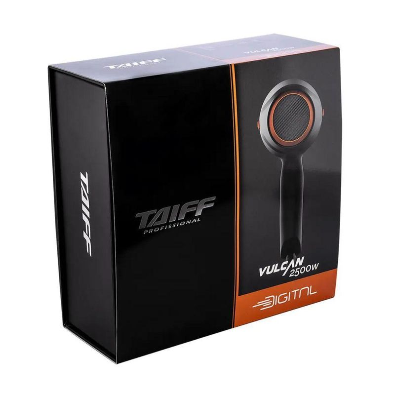 Secador De Cabelo Vulcan Digital 2500W Preto 220V