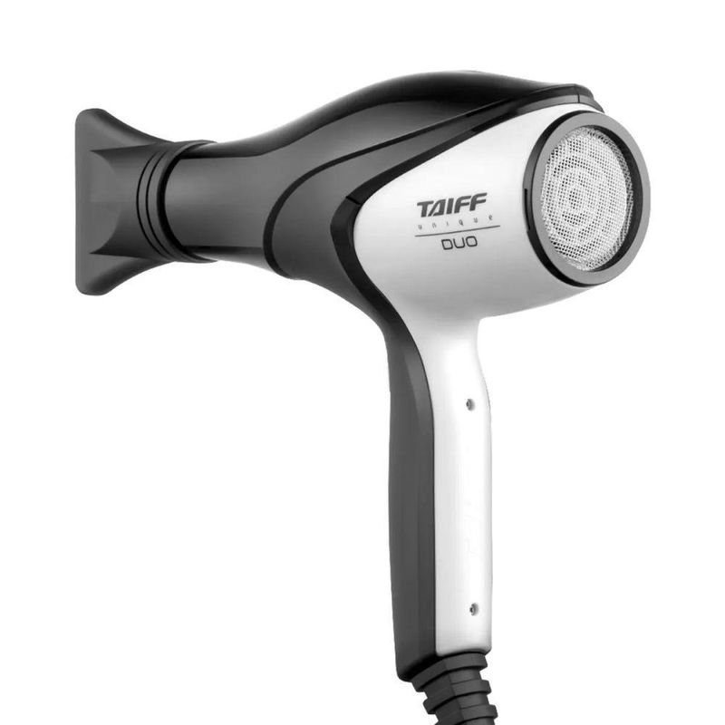 Secador De Cabelo Unique Duo Branco/preto Bivolt
