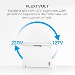 Freezer Midea Horizontal 293L 1 Porta Branco Bivolt (MDRC411FZD013)
