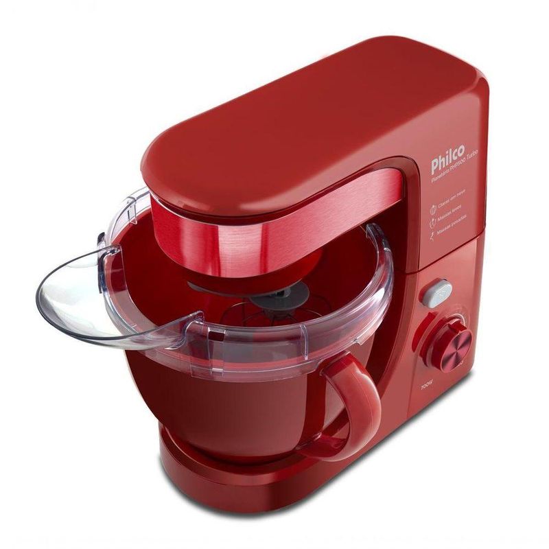 Batedeira Planetária Philco 4,5L Turbo Red 700W PHP500V 110V