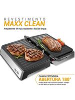 Grill Philco 2 Em 1 PGR32 Chapa Com Abertura 180° 110V