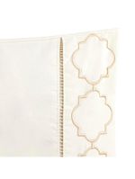 Jogo cama lençol santoro king micropercal 300 fios 4 peças - palha