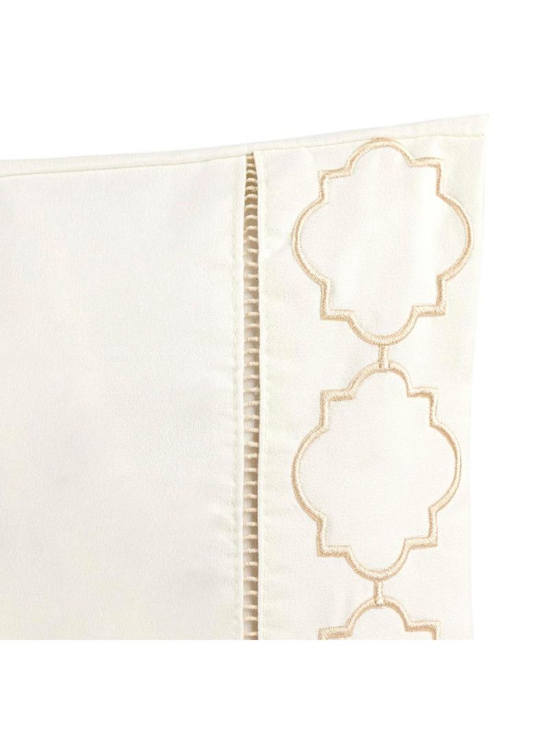 Jogo cama lençol santoro king micropercal 300 fios 4 peças - palha