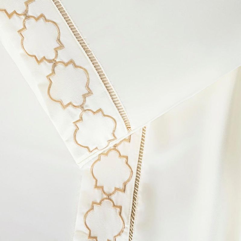 Jogo cama lençol santoro king micropercal 300 fios 4 peças - palha