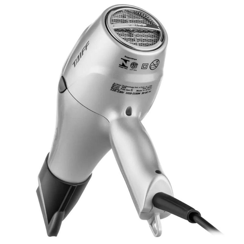 Secador De Cabelo Fox S 2100W Prata 110V