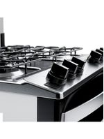 Fogão 5 bocas brastemp bfs5ndb forno 96l queimadores rápidos bivolt branco