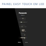 Geladeira panasonic bb65b frost free 467l inverse black glass
