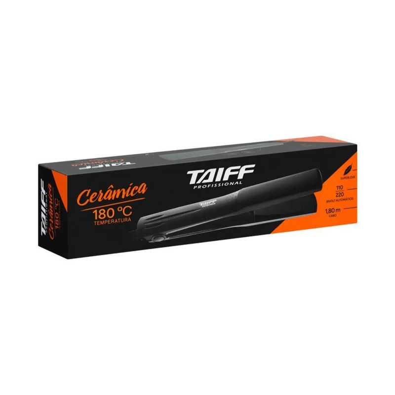Chapa Cerâmica 180ºC Preto Bivolt