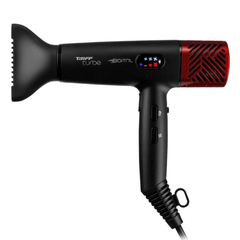 Secador Turbe Digital 2400W Preto 220V