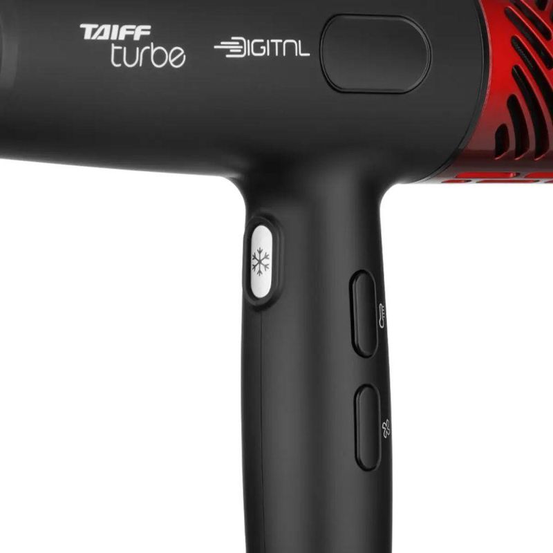 Secador Turbe Digital 2400W Preto 220V