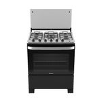 Fogao Itatiaia Itachef 5 Bocas Mesa De Inox Preto Tripla Chama Bivolt (3700000500)