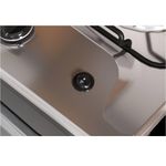 Fogao Itatiaia Itachef 5 Bocas Mesa De Inox Preto Tripla Chama Bivolt (3700000500)