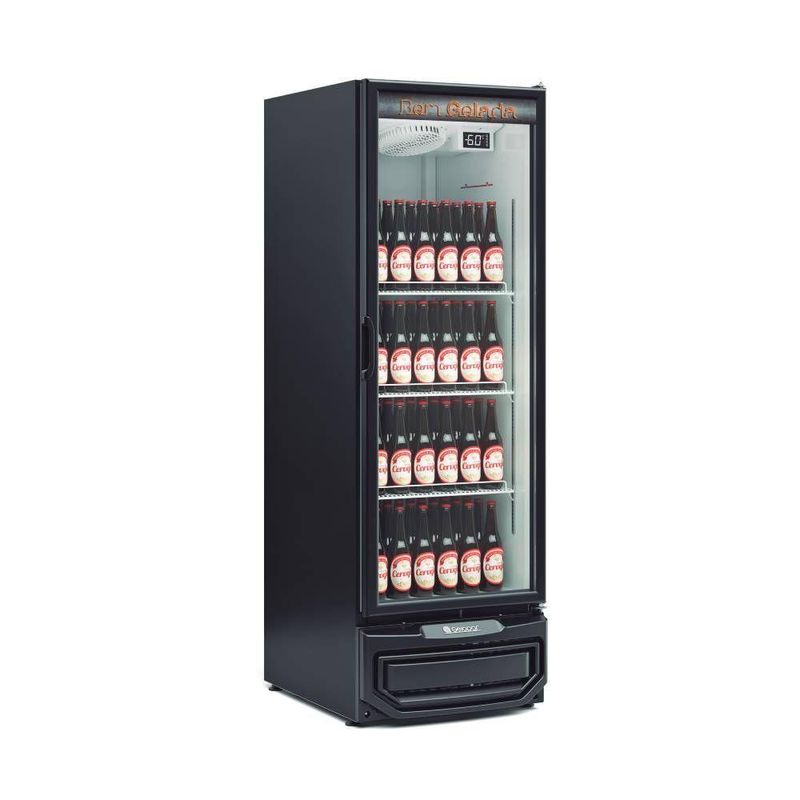 Cervejeira Gelopar 570L 1 Porta de Vidro Preto 220V GCB-57 V PR 80118092