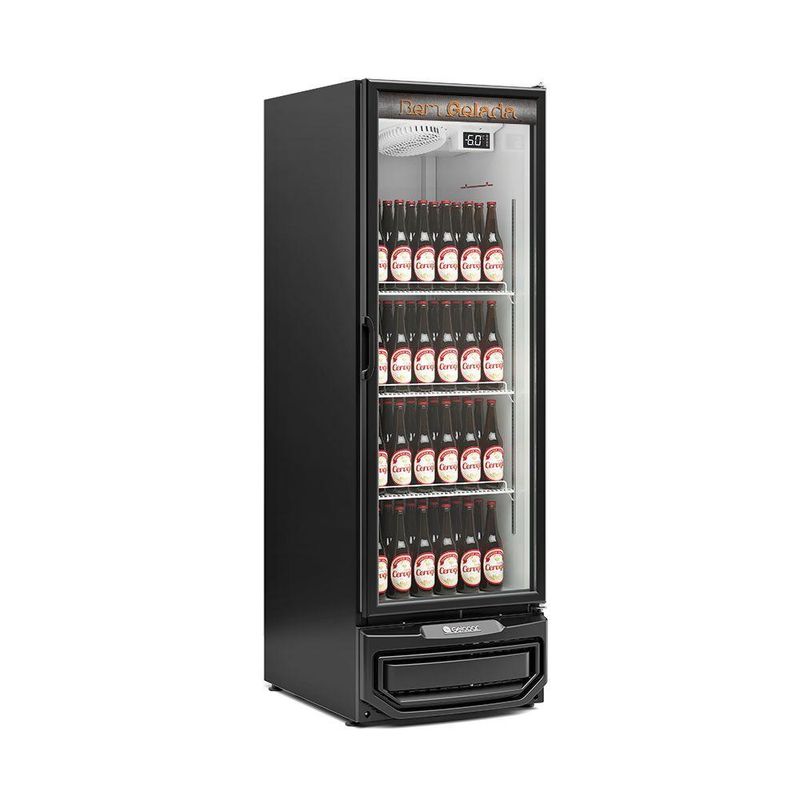 Cervejeira Gelopar 570L 1 Porta de Vidro Preto 127V GCB-57 V PR 80118091