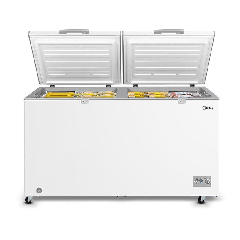 Freezer Midea Horizontal 508L 2 Porta Branco 127V (MDRC698FZD011)