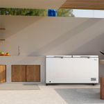 Freezer Midea Horizontal 508L 2 Porta Branco 127V (MDRC698FZD011)