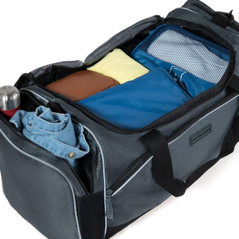 Bolsa de viagem grande vegas cinza chumbo