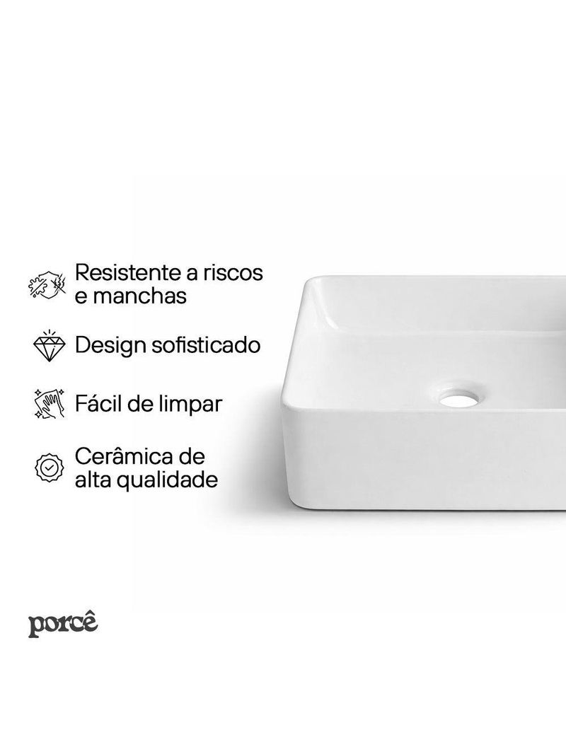 Cuba De Sobrepor Porcê Laguna (PCC3617A-BR)