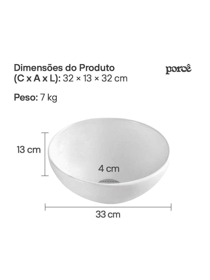 Cuba De Sobrepor Porcê Essenza (PCC3217A-BR)