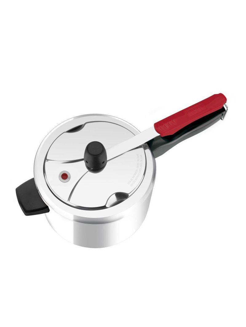 Panela de pressão clock 4,5 litros eco polida fechamento interno prata