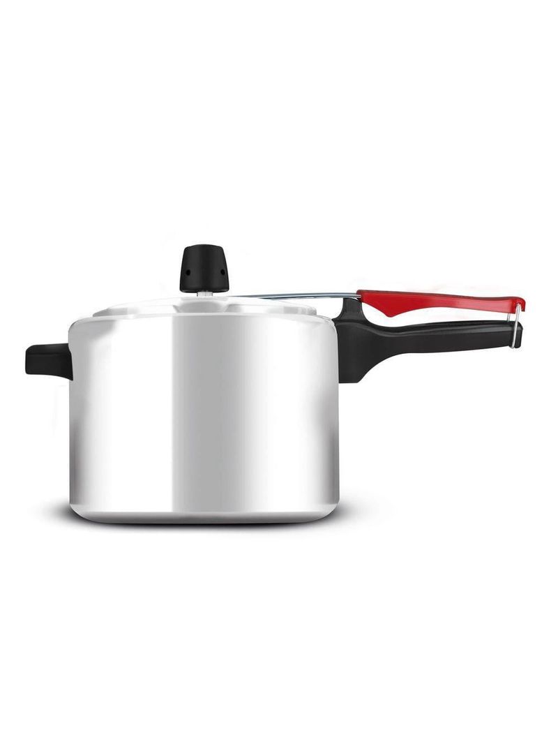 Panela de pressão clock 4,5 litros eco polida fechamento interno prata
