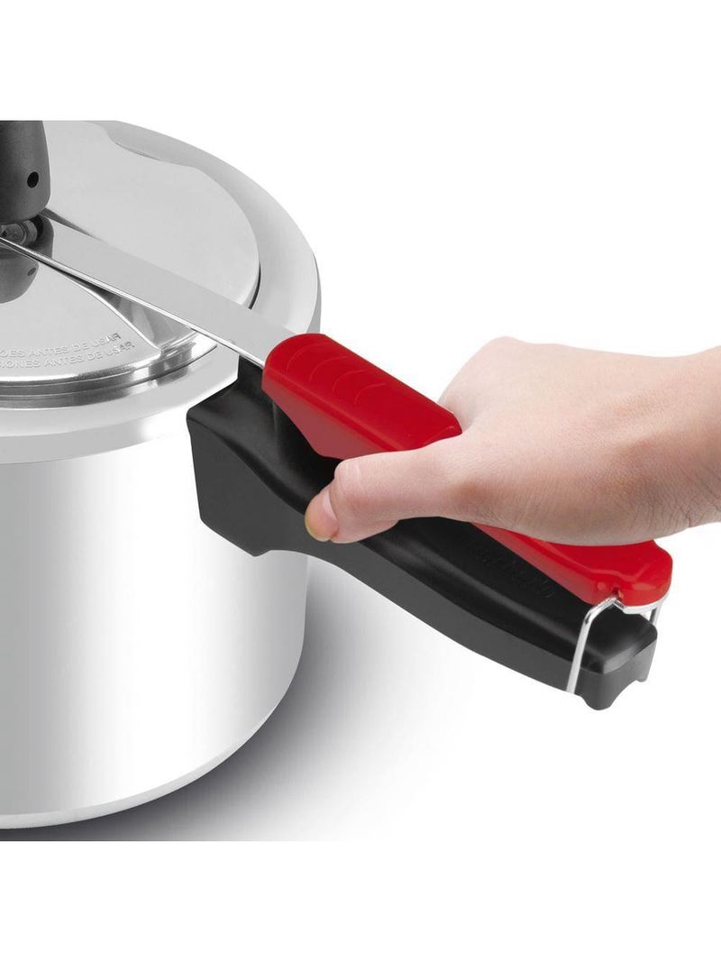 Panela de pressão clock 4,5 litros eco polida fechamento interno prata