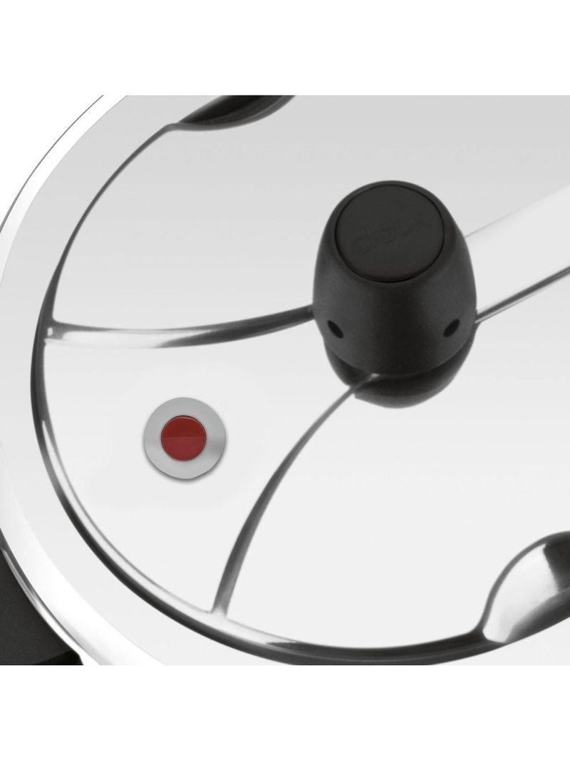 Panela de pressão clock 4,5 litros eco polida fechamento interno prata