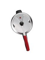 Panela de pressão clock 4,5 litros eco polida fechamento interno prata