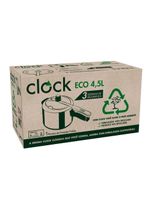 Panela de pressão clock 4,5 litros eco polida fechamento interno prata