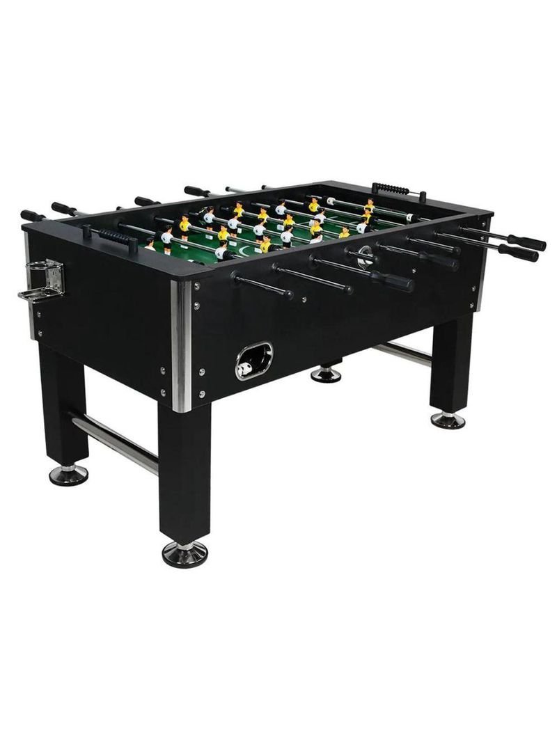 Mesa de Pebolim Ahead Sports Profissional MDF Preta Hastes Cromadas