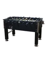 Mesa de Pebolim Ahead Sports Profissional MDF Preta Hastes Cromadas