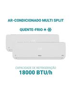 Ar Condicionado Bi Split Inverter Philco 18000 BTUs (2X9000) Quente e Frio 220V PAC18QV