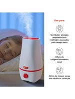 Umidificador de ar ultrassônico 2,2l bivolt automático fisher price - hc055