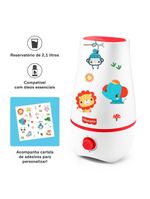 Umidificador de ar ultrassônico 2,2l bivolt automático fisher price - hc055